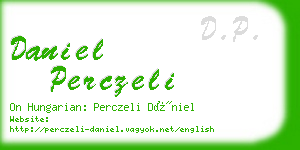 daniel perczeli business card